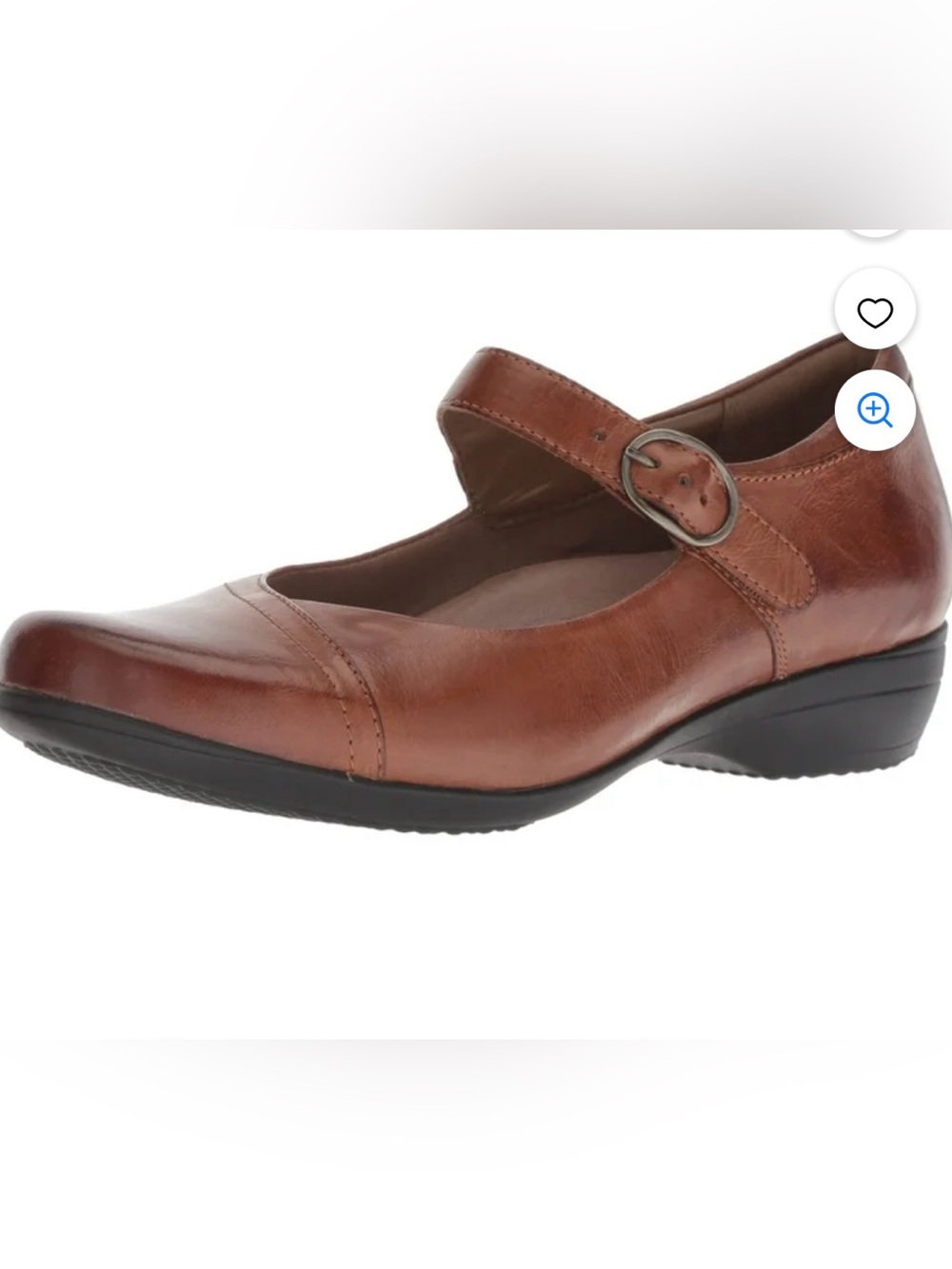 Dansko Fawna Mary Jane Shoes Chestnut Brown